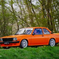 Oranje Opel Ascona B 2.5CIH met 212PK